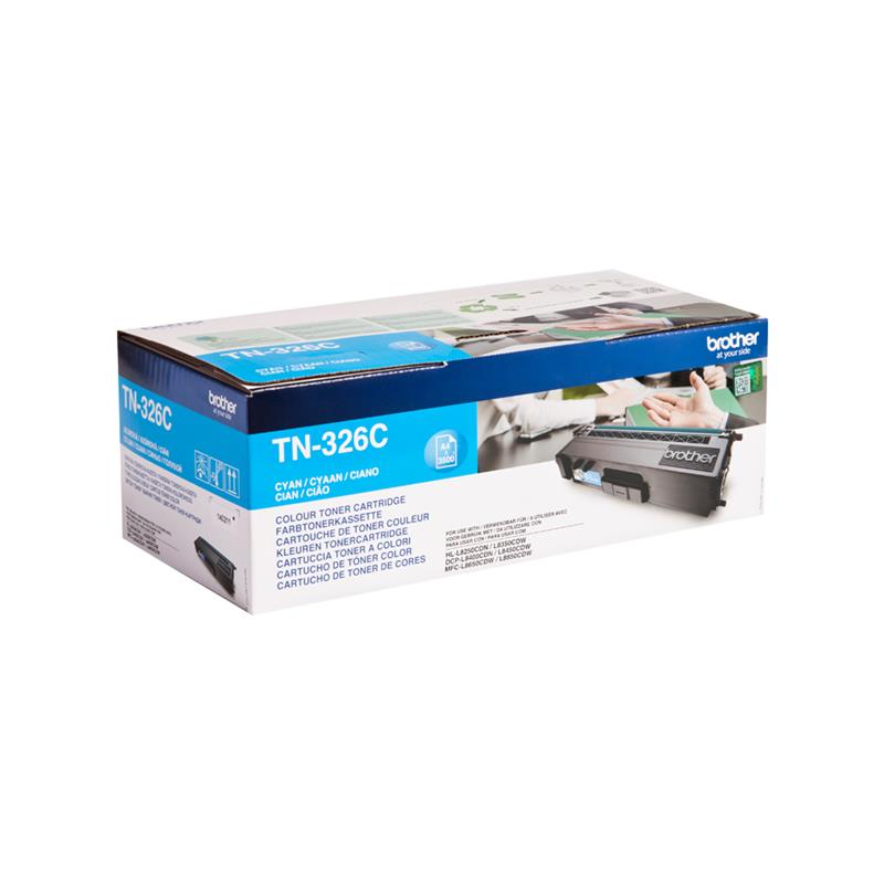 Brother TN-326C tonercartridge Origineel Cyaan 1 stuk(s)