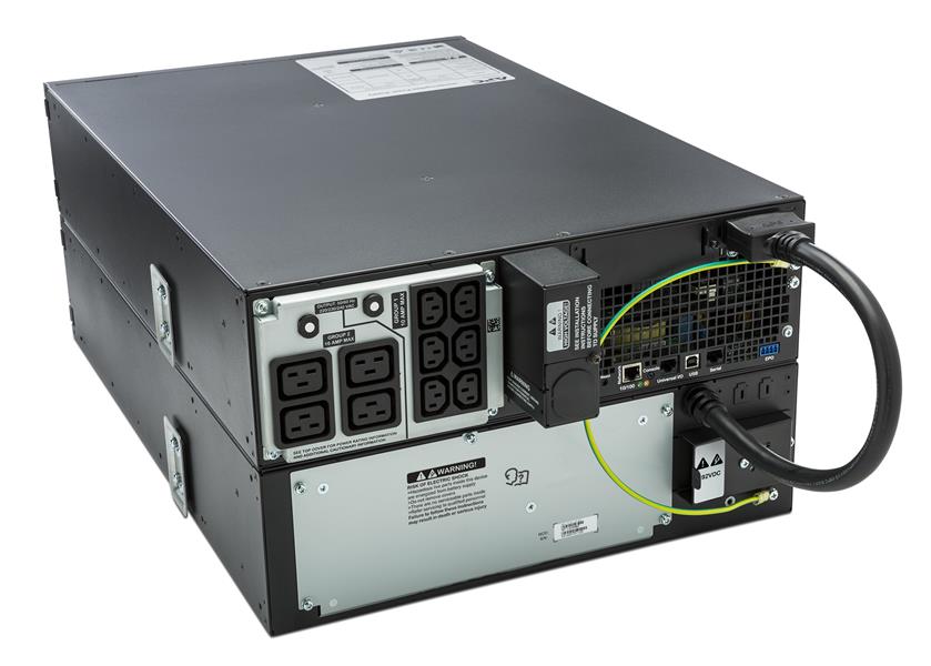 APC Smart-UPS On-Line 5000VA noodstroomvoeding 6x C13, 4x C19 uitgang, rackmountable, Embedded NMC