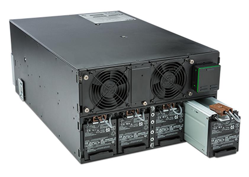 APC Smart-UPS On-Line 10KVA noodstroomvoeding 6x C13, 4x C19, hardwire 1 fase uitgang, rackmountable, Embedded NMC