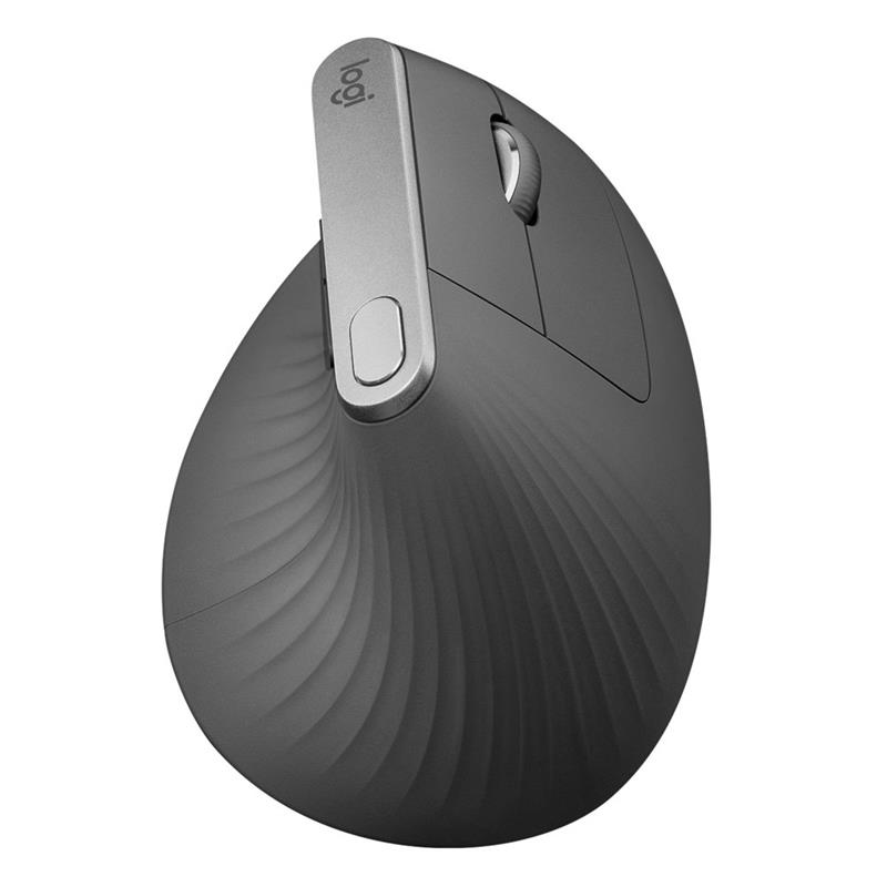 Logitech MX Vertical Advanced Ergonimic muis RF draadloos + Bluetooth Optisch 4000 DPI Rechtshandig