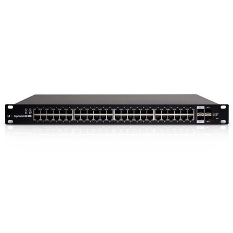 Ubiquiti Switch EdgeSwitch 48xRJ45 GBit/2xSFP/2xSFP+ 500W PoE Managed 19 Rack-Mountable, Gigabit RJ45/SFP/SFP+ Ports