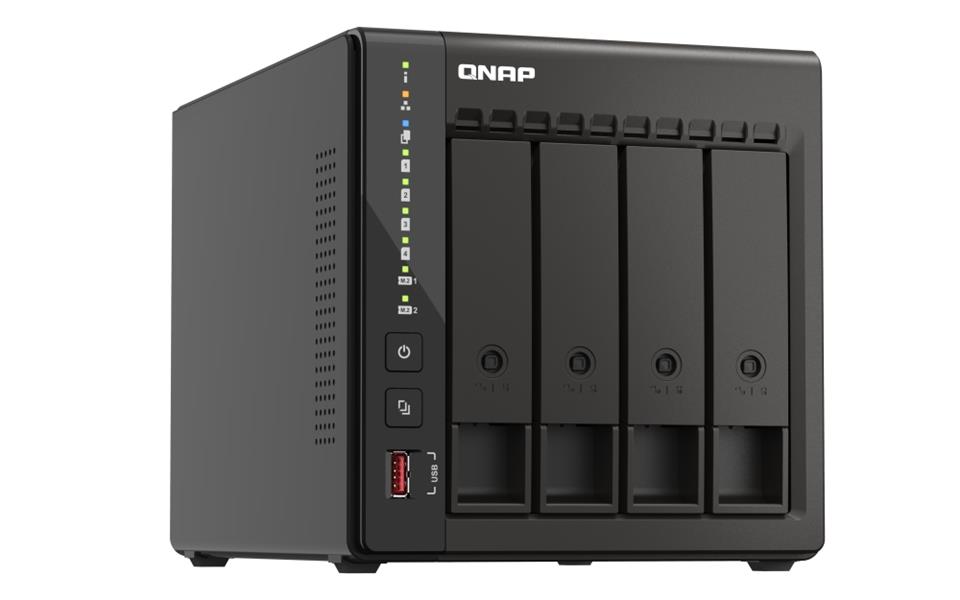 QNAP QVP-41C data-opslag-server NAS Tower Ethernet LAN Zwart J6412