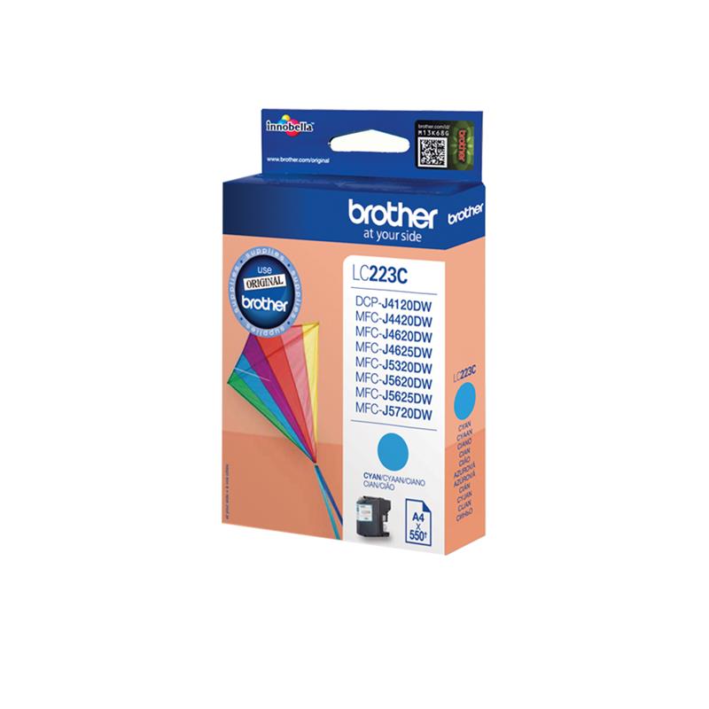 Brother LC-223C inktcartridge Origineel Cyaan 1 stuk(s)