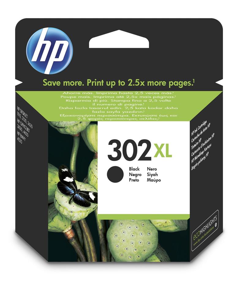 HP 302XL Origineel Zwart 1 stuk(s)