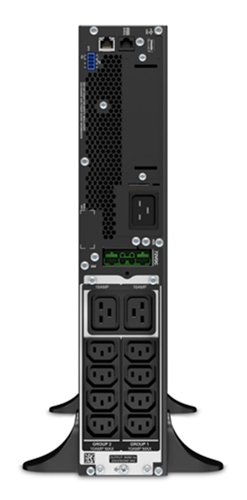 APC Smart-UPS On-Line SRT2200LXI - Noodstroomvoeding, 8x C13, 2x C19 uitgang, tower, 2200VA