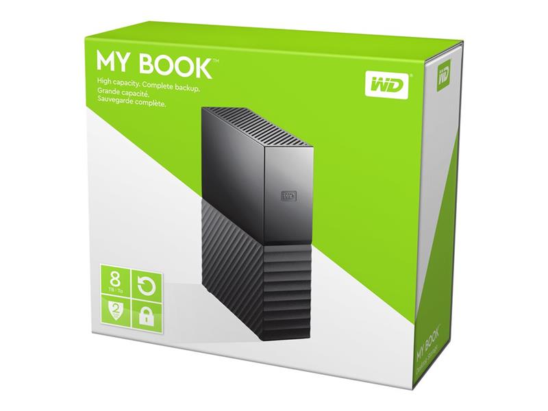 WD HDex 3.5 USB3 8TB My Book black