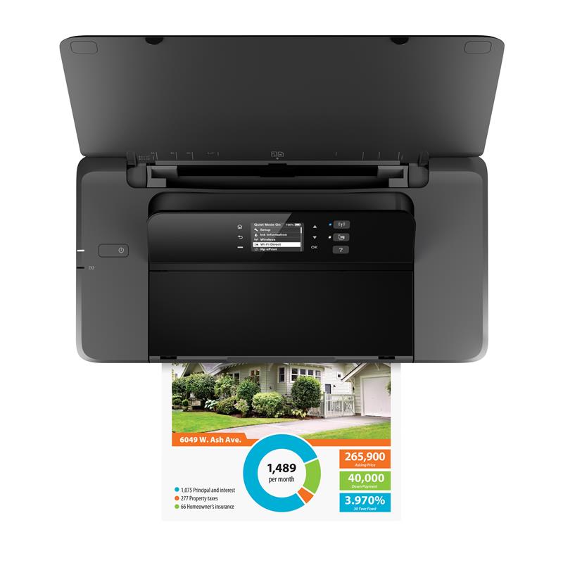 HP Officejet 200 Mobile inkjetprinter Kleur 4800 x 1200 DPI A4 Wi-Fi