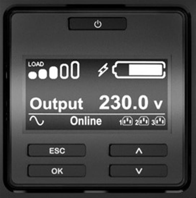 APC Smart-UPS On-Line SRT3000RMXLI-NC Noodstroomvoeding - 3000VA, 8x C13 & 2x C19, rackmount, NMC