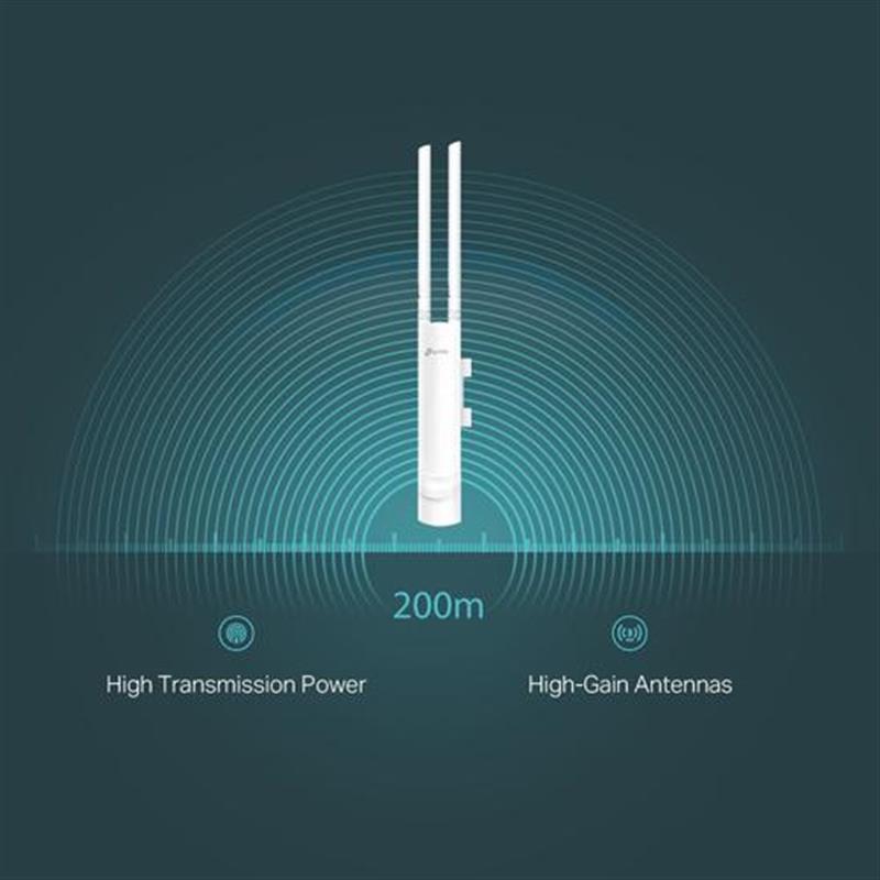 TP-LINK EAP110-Outdoor 300 Mbit/s Power over Ethernet (PoE) Wit