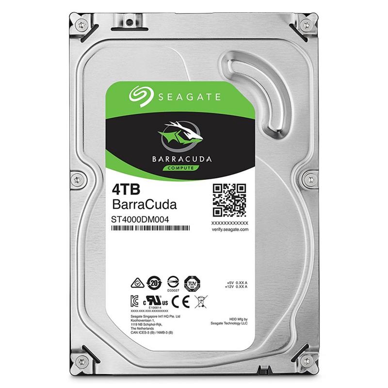 Seagate Barracuda ST4000DM004 interne harde schijf 3.5"" 4 TB SATA III