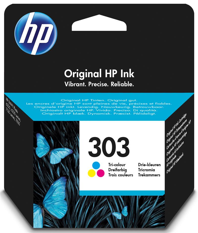 HP 303 Origineel Cyaan, Magenta, Geel