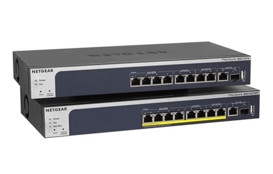 Netgear MS510TXPP Managed L2/L3/L4 Gigabit Ethernet (10/100/1000) Grijs Power over Ethernet (PoE)