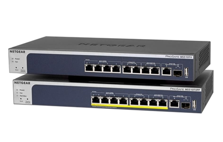 Netgear MS510TXPP Managed L2/L3/L4 Gigabit Ethernet (10/100/1000) Grijs Power over Ethernet (PoE)