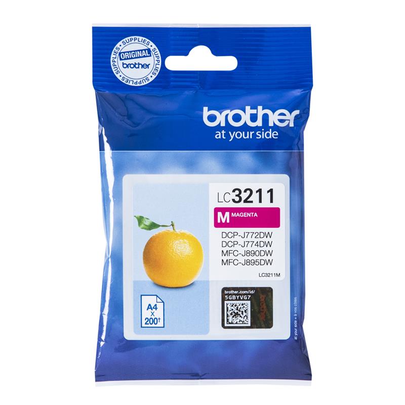 Brother LC-3211M inktcartridge Origineel Magenta