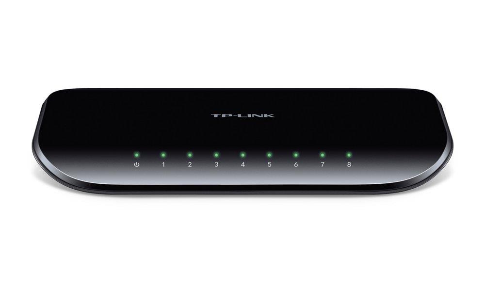 TP-LINK TL-SG1008D netwerk-switch Unmanaged Gigabit Ethernet (10/100/1000) Zwart