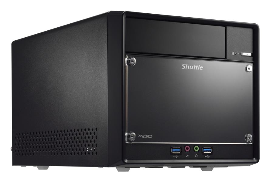 Shuttle XPC cube Barebone SH610R4 - S1700, Intel H610, 1x PCIe X16, 1x PCIe X1, 1x LAN,1x HDMI, 2x DP, 1x VGA 2x 3.5""