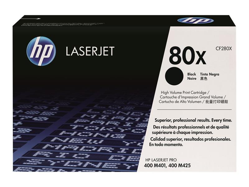 HP 80X Origineel Zwart 1 stuk(s)