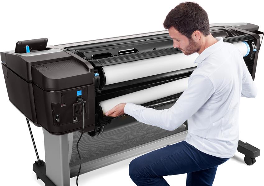 HP Designjet T1700 44-in grootformaat-printer Kleur 2400 x 1200 DPI Thermische inkjet 1118 x 1676