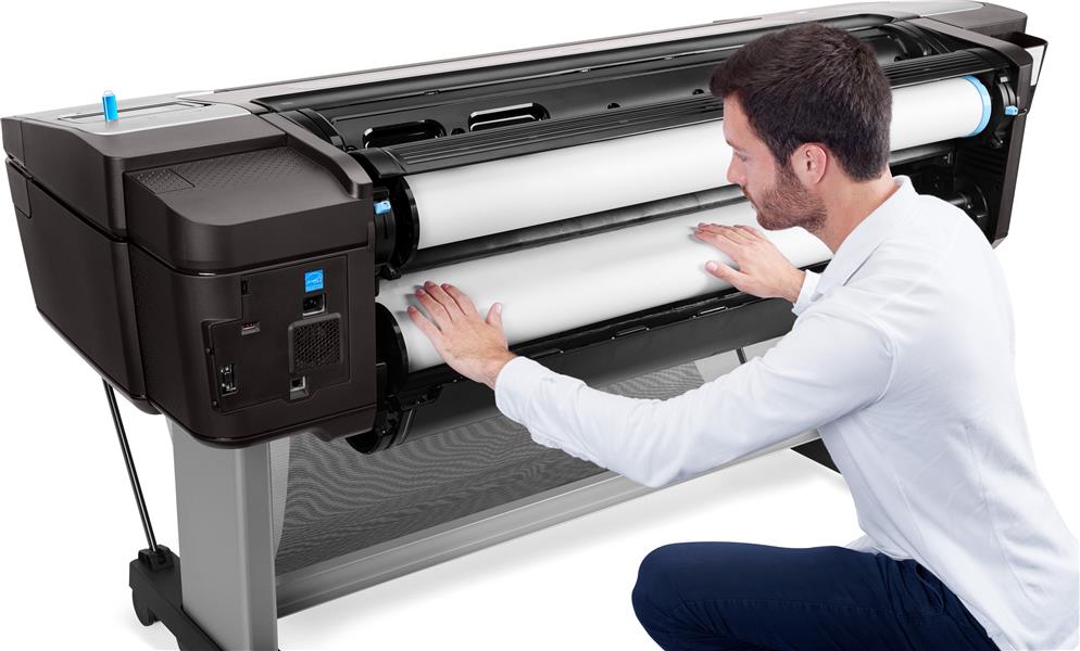 HP Designjet T1700dr 44-in PostScript grootformaat-printer Kleur 2400 x 1200 DPI Thermische inkjet 1118 x 1676