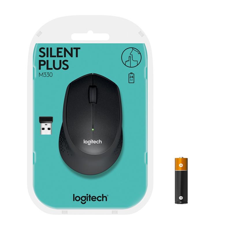 Logitech M330 muis RF Draadloos Mechanisch 1000 DPI Rechtshandig