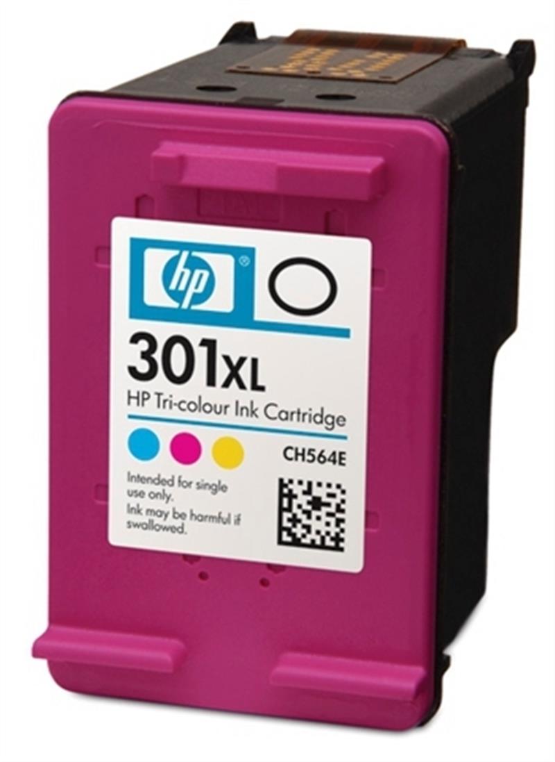 HP 301XL Origineel Cyaan, Magenta, Geel 1 stuk(s)