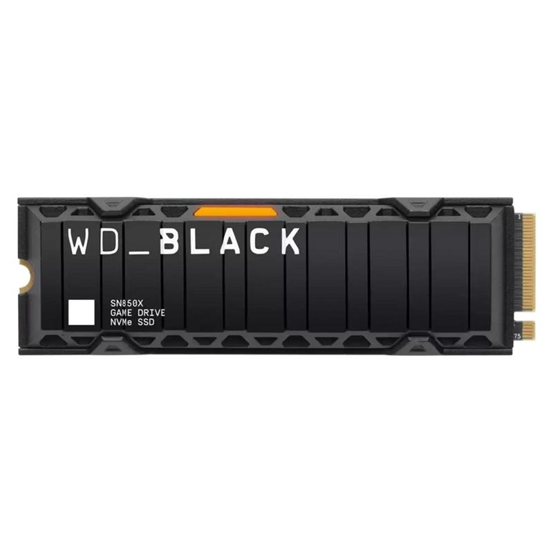 WD SSD M.2 (2280) 1TB Black SN850X w/ Heatsink PCIe 4.0/NVMe (Di)