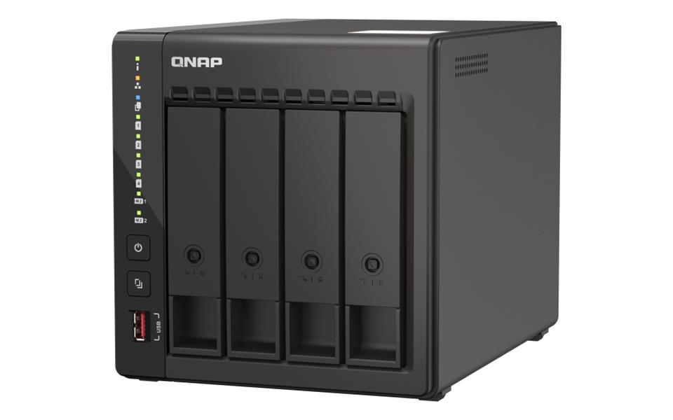 QNAP QVP-41C data-opslag-server NAS Tower Ethernet LAN Zwart J6412