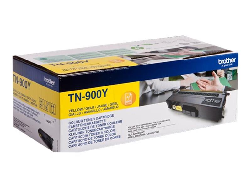 Brother TN-900Y tonercartridge Origineel Geel 1 stuk(s)