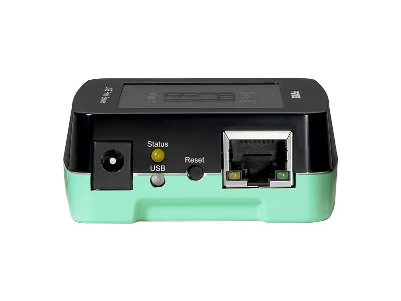 LevelOne FPS-1032 print server Ethernet LAN Zwart, Groen