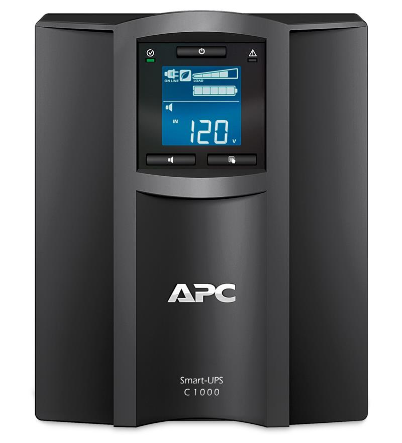 APC Smart-UPS SMC1000IC Noodstroomvoeding - 8x C13, USB, SmartConnect, 1000VA