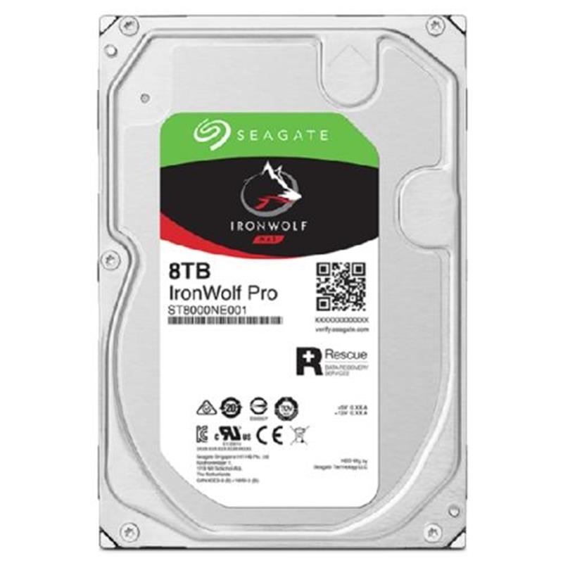 Seagate IronWolf Pro ST8000NT001 interne harde schijf 3.5"" 8 TB