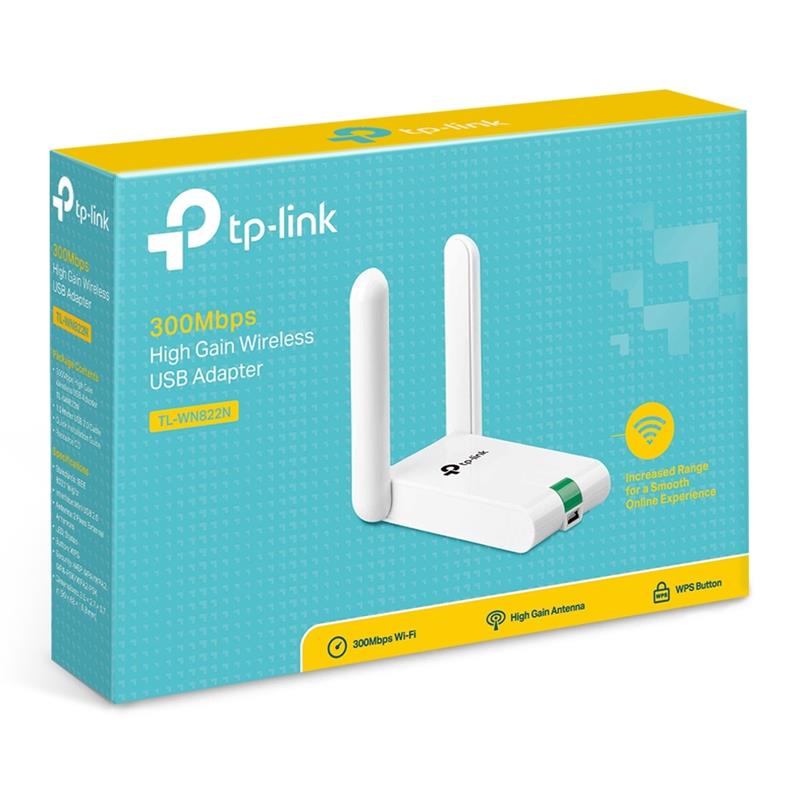 TP-LINK TL-WN822N netwerkkaart & -adapter 300 Mbit/s