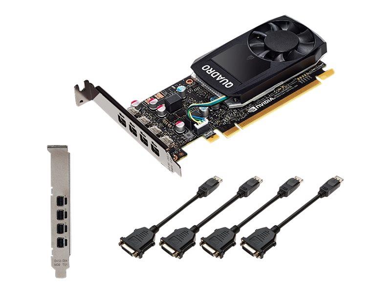 PNY 4GB Quadro P1000V2DVI 4xmDP=>DVI Retail