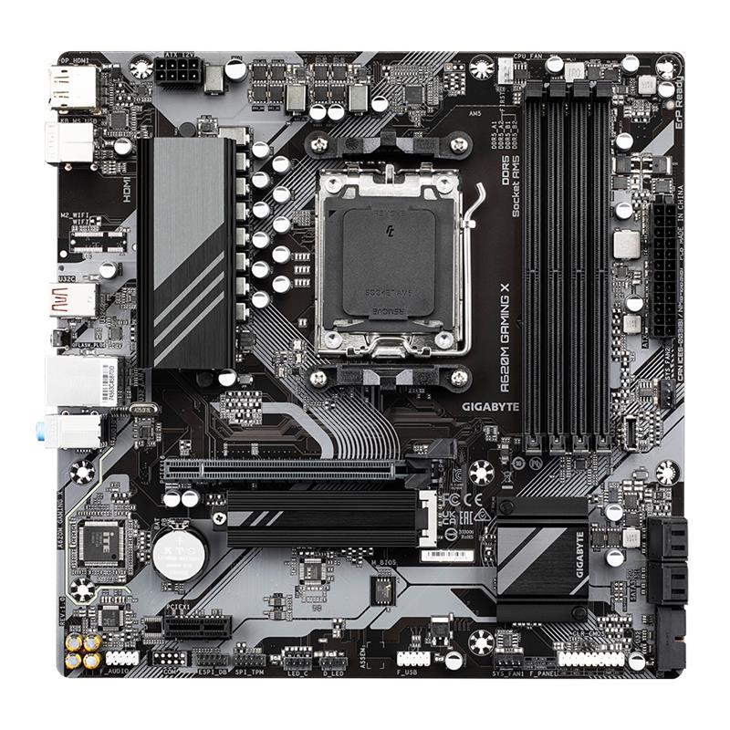 Gigabyte A620M GAMING X moederbord AMD A620 Socket AM5 micro ATX