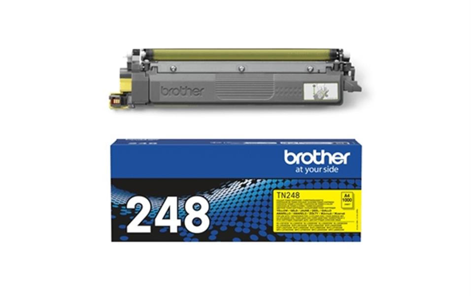 Brother TN248Y Yellow Toner Cartridge ISO Yield 1.000 pages tonercartridge 1 stuk(s) Origineel