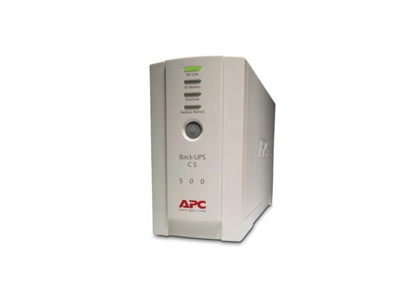 APC Back-UPS 500VA noodstroomvoeding 4x C13 uitgang, USB