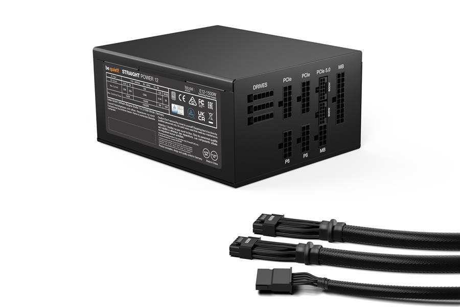 be quiet! Straight Power 12 power supply unit 1500 W 20+4 pin ATX ATX Zwart