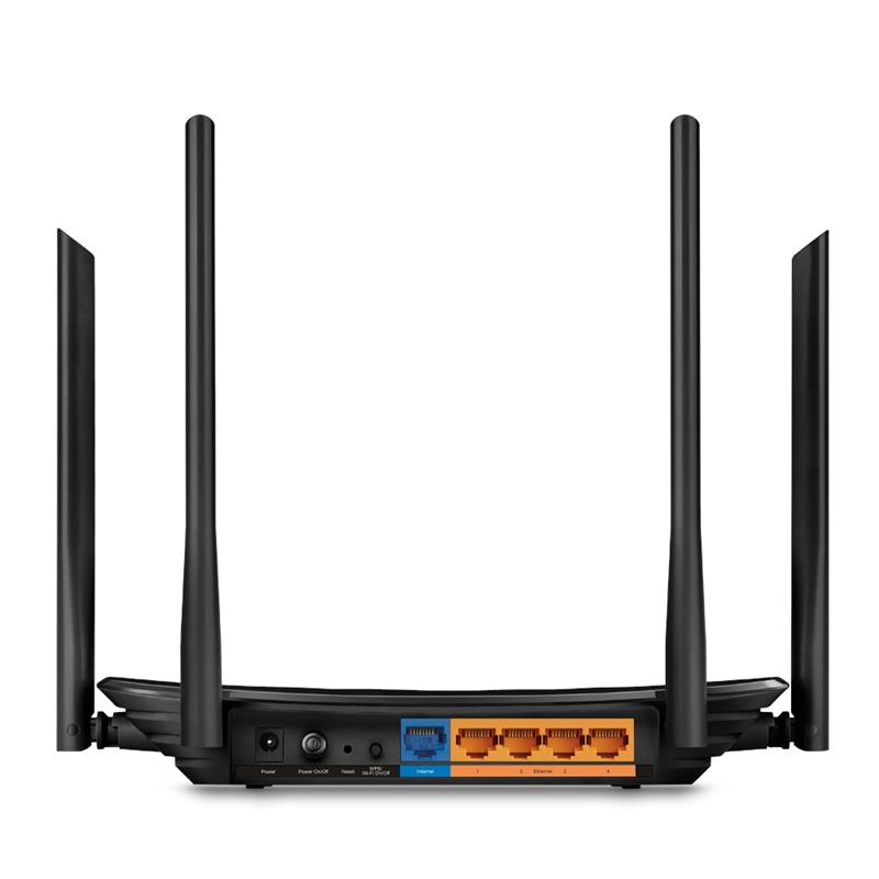 TP-LINK Archer C6 draadloze router Dual-band (2.4 GHz / 5 GHz) Zwart