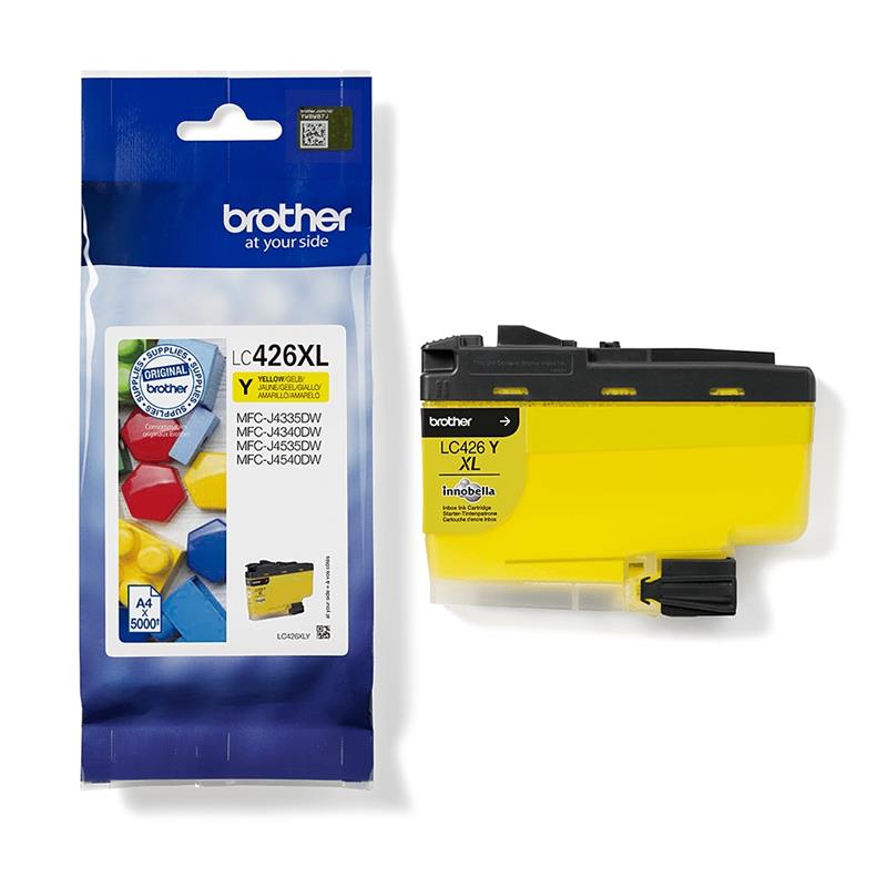 Brother LC-426XLY inktcartridge 1 stuk(s) Origineel Extra (Super) hoog rendement Geel