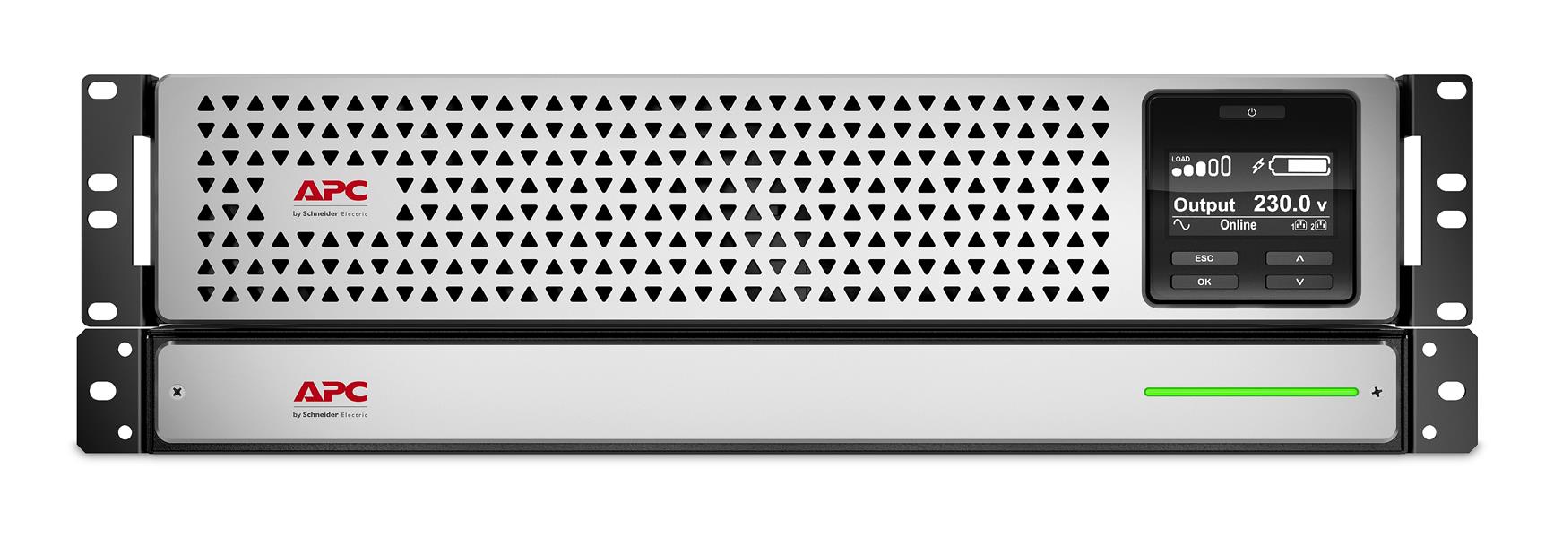 APC Smart-UPS Li-Ion SRTL2200RMXLI-NC Noodstroomvoeding - 2200VA, 6x C13 & 2x C19, USB, rack/tower convertible, NMC