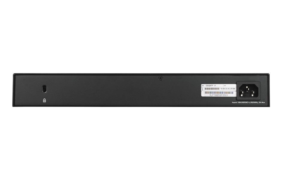 Netgear GS324TP Managed Gigabit Ethernet (10/100/1000) Zwart Power over Ethernet (PoE)