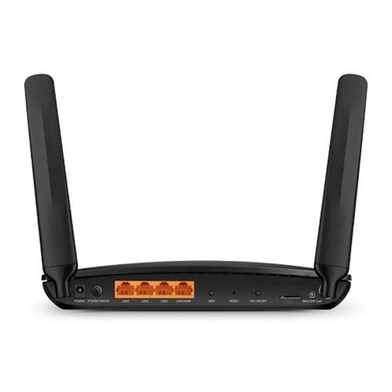 TP-LINK Archer MR600 draadloze router Gigabit Ethernet Dual-band (2.4 GHz / 5 GHz) 3G 4G Zwart