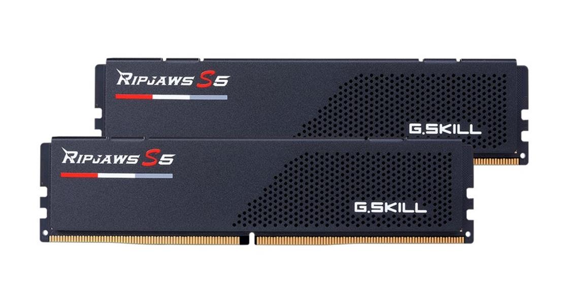 G.Skill DDR5 RAM 32GB (2x16GB Dual-Kit) PC5600 CL36 32RS5K  Ripjaws S5 black (Intel optimiert)