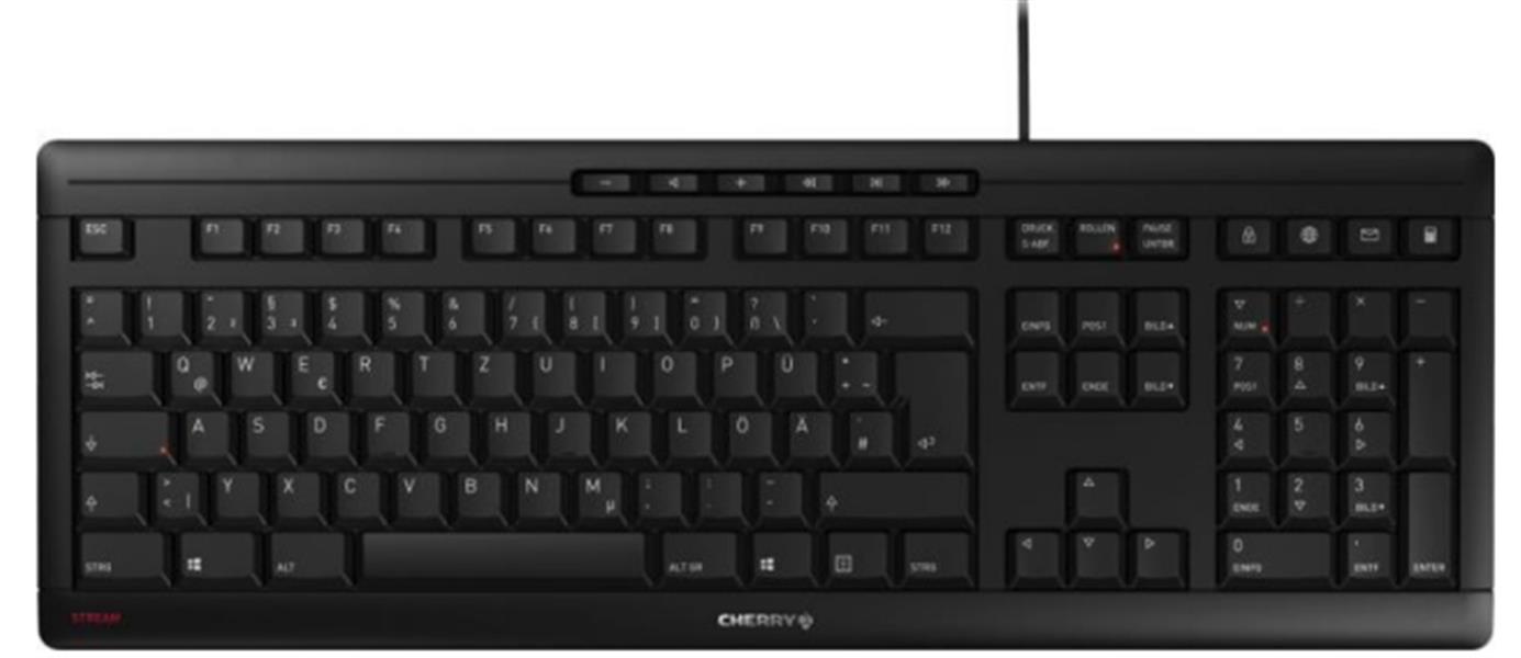 CHERRY JK-8500 toetsenbord USB QWERTY Engels Zwart