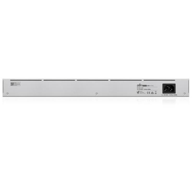 Ubiquiti Networks UniFi 16-Port PoE Managed L2 L3 Gigabit Ethernet 10 100 1000 Power over Ethernet PoE 1U Zilver