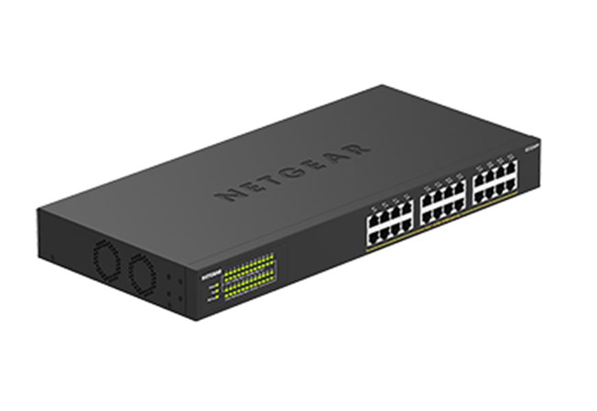 Netgear GS324PP Unmanaged Gigabit Ethernet (10/100/1000) Zwart Power over Ethernet (PoE)