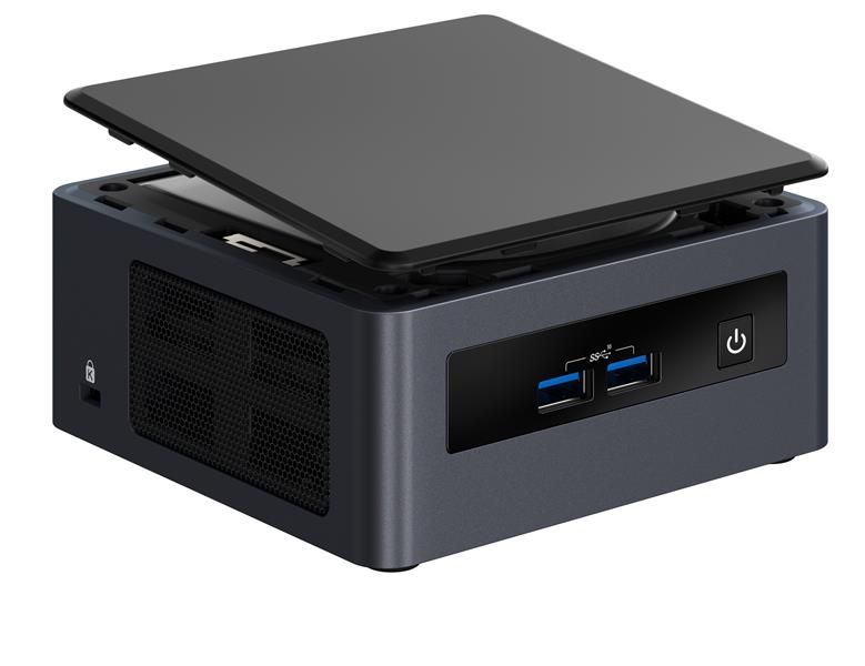 Intel NUC BKNUC8V5PNH PC/workstation barebone 0,69L maat pc Zwart BGA 1528 i5-8365U 1,6 GHz