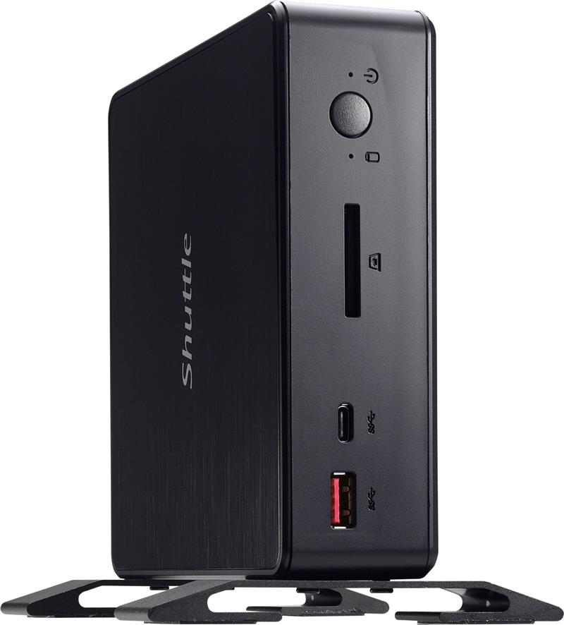 Shuttle XP? slim NC10U5 PC/workstation barebone i5-8265U 1,6 GHz Zwart Intel SoC FCBGA1528