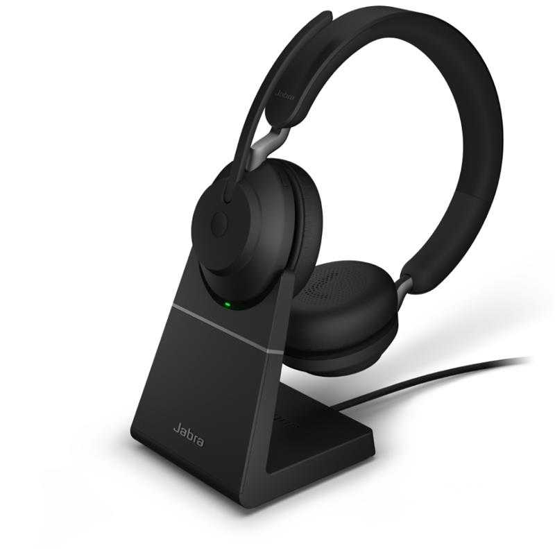 Jabra Evolve2 65, MS Stereo Headset Hoofdband USB Type-A Bluetooth Zwart