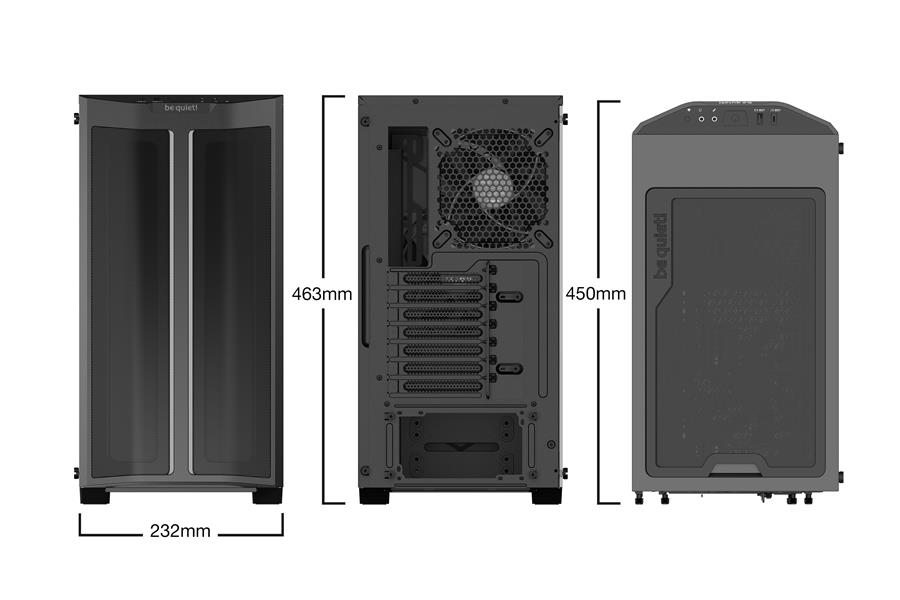 be quiet! Pure Base 500DX Desktop Zwart